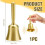 Solid Brass Hand Bell Super Loud Small School Hand Bell Brass Handbell 2
