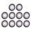 No Sew Coat Buttons Round Metal 10pcs 2
