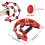 YOUNTHYE 2Pack Half Moon Tambourine Set 2