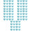 1000Pièces Caches Épingles Caoutchouc Bleu Ciel Usage Multiple 9
