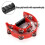 YOUNTHYE 2Pack Half Moon Tambourine Set 4