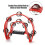 YOUNTHYE 2Pack Half Moon Tambourine Set 5