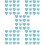 1000Pièces Caches Épingles Caoutchouc Bleu Ciel Usage Multiple 10
