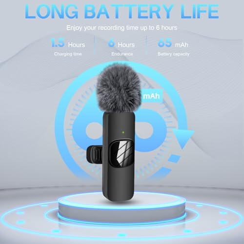 Jsdoin Wireless Microphones Wireless Microphone for iPhone iPad 2