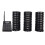 Queue Call Pager Restaurant Pager System, Wireless Guest Paging System Long Range Signal Three Alert Modes Durable Construction Vibration Flash 5