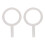 2Pcs Baking Cup Cover Milk Tea Ring Stainless Steel Scald-Proof Handle 9
