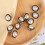 No Sew Coat Buttons Round Metal 10pcs 4