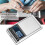 Digital Pocket Scale With Cover High Precision Sensor LCD Digital Display Multiple Weighing Units Automatic Shutdown Compact Design Stainless Steel 4