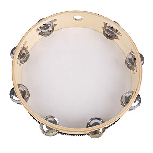 Tosnail 10 Inches Tambourine 1