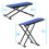 TIGER GST35-BL Guitar Footstool - Height Adjustable Folding Footrest 2