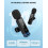 Wireless Lavalier Microphone Dual Set - Plug & Play Clip-on Mic with Auto 4