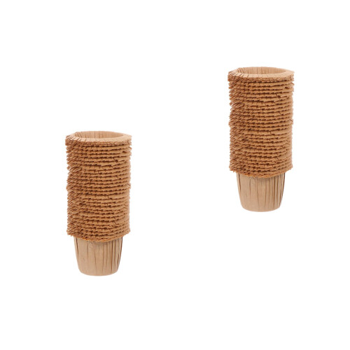 60Pièces Caissettes À Gâteaux En Papier Khaki Pour Usage Culinaire 2