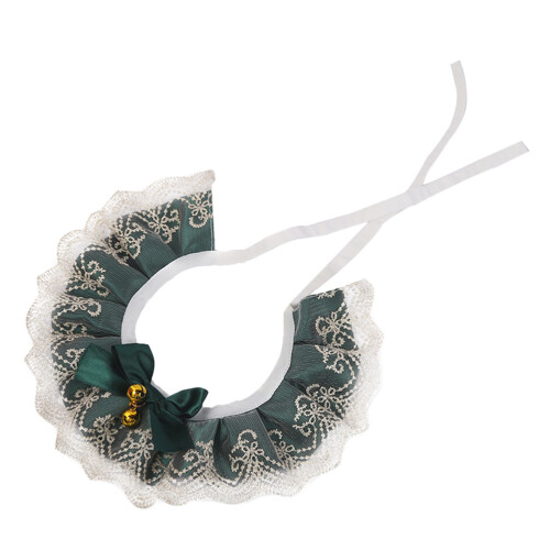 2Pièces Colliers Accessoires Chats Coton Soignée 2