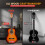 Pyle Acoustic Guitar 3/4 Size Beginner Kit - Classical Spanish Nylon 4