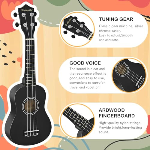 Display4top 21 Inch Soprano Ukulele 2