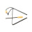 Triangle Hand Percussion with Striker 2