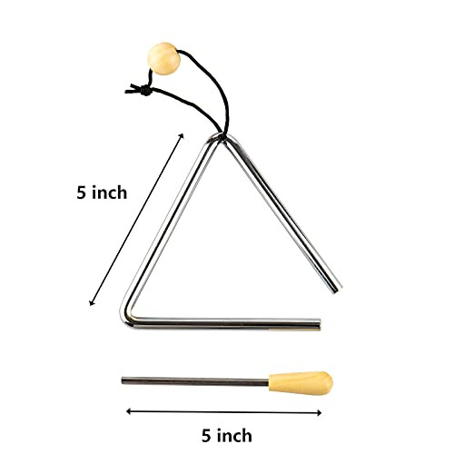 Triangle Hand Percussion with Striker 2