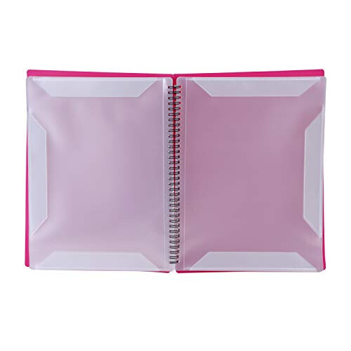 A4 Music File Folder 60 Pages Spiral Sheet Music Binder Organizer Plastic 2