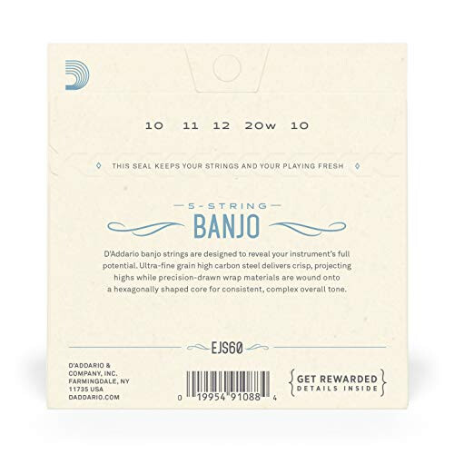 D'Addario Banjo Strings 2