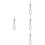 4Pièces Bracelet Téléphone Perles Imitation Argent Nœud 6
