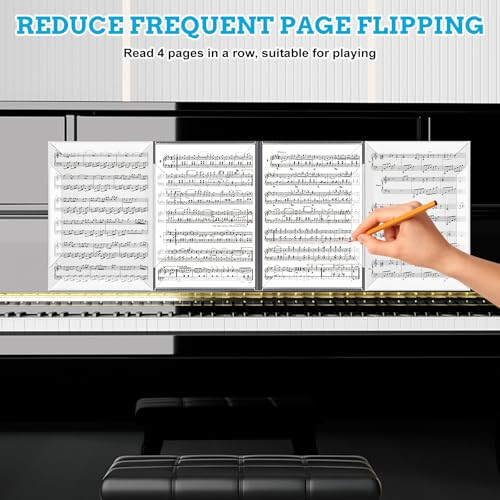 A4 Sheet Music Folder Choir Folders 40 Pockets Waterproof Musical 2