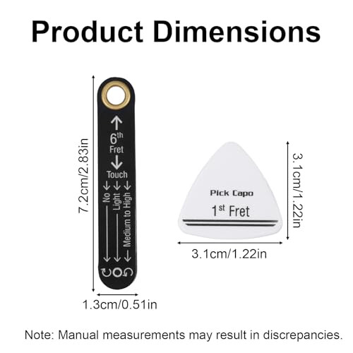 Precision Truss Rod Neck Relief Gauge Tool & plectrums 1