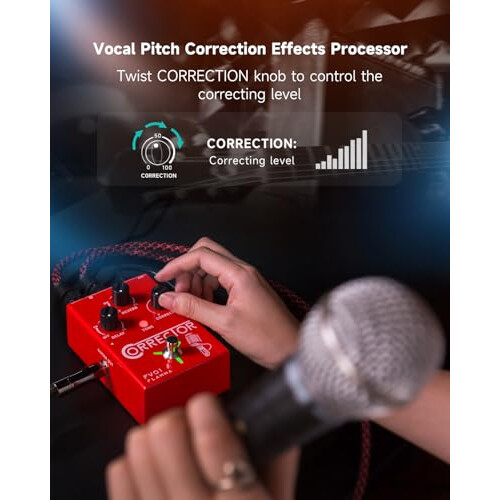 FLAMMA FV01 Vocal Effects Processor Pitch Correction Voice Pedal Vocal 1