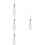 4Pièces Bracelet Téléphone Perles Imitation Argent Nœud 7