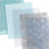 Craft Textured Papers Blue 10 Designs A5 Size Approx 3