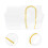100Pcs Pe Transparent Drinking Bags with Handle for Takeaway Beverages 11