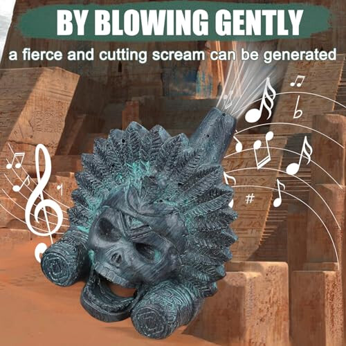 Aztec Death Whistle 126dB Loud Human Screams 2