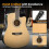 Pyle Electric Acoustic Guitar Full Size 4