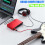 Jindaaudio USB Audio Interface for Computer Recording Music(Red) 4