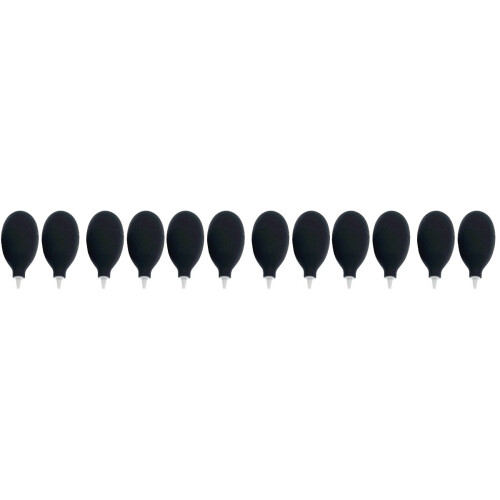 12Pcs Silicone Suction Cleaning Tool Black Dust Remover 2