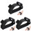 3Pièces Protège Main Cor Noir Cuir Souple Ajustable 5