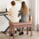 JOINATRE Duet Piano Bench with Hidden Storage 2