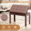 JOINATRE Duet Piano Bench with Hidden Storage 5