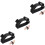 3Pièces Protège Main Cor Noir Cuir Souple Ajustable 7