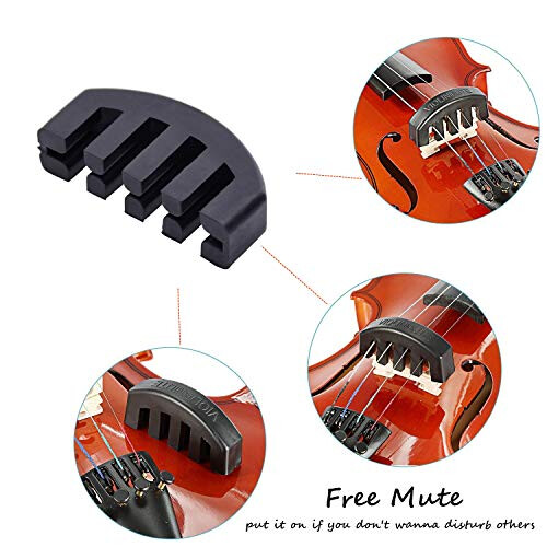 Fansjoy Violin Shoulder Rest for 4/4 and 3/4 Size 2