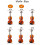 Fansjoy Violin Shoulder Rest for 4/4 and 3/4 Size 5
