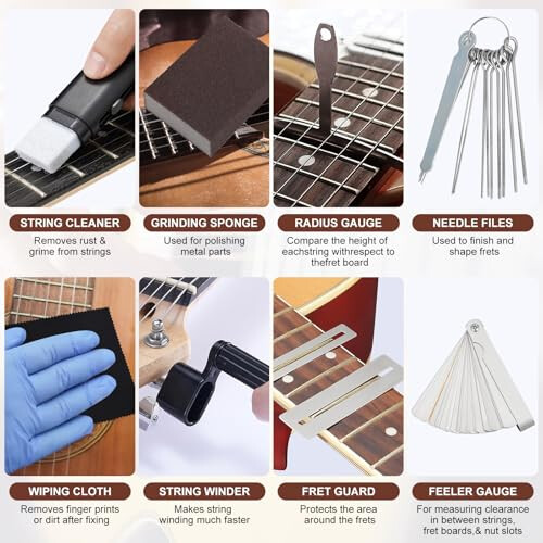 72PCS Guitar Maintenance Tools Kit 2