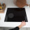 2Pièces Protège-Plan Cuisson Silicone Noir Résistant Huile Chaleur 6