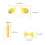 4Ensembles Costume Cosplay Bandeaux Accessoires Enfants 10