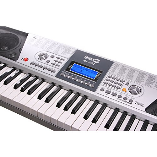 RockJam 61 Key Keyboard Piano Kit with Stand 1