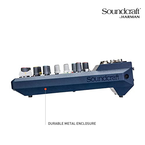 Soundcraft Notepad-8FX Small-Format Analog Mixing Console with Usb I/O and Lexicon Effects 2