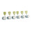 Guyker 6Pcs Guitar Locking String Tuning Pegs (3R + 3L) - 1:15 Vintage 3