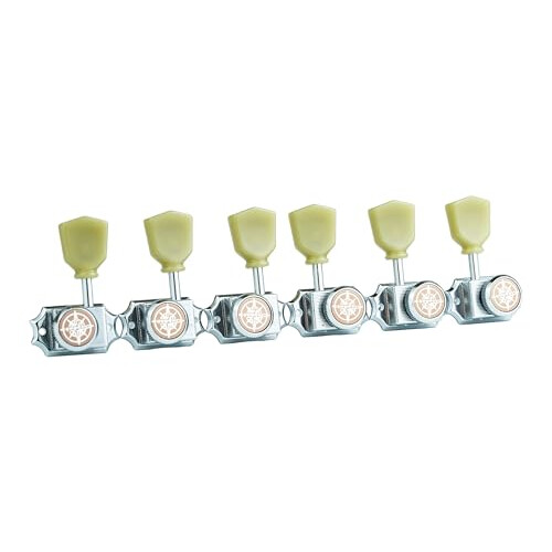 Guyker 6Pcs Guitar Locking String Tuning Pegs (3R + 3L) - 1:15 Vintage 2