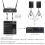 voijump Wireless Microphone - UHF Karaoke Mic Set with 2 Handheld Mics & 3