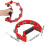 YOUNTHYE 2Pack Half Moon Tambourine Set 2