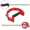 YOUNTHYE 2Pack Half Moon Tambourine Set 4